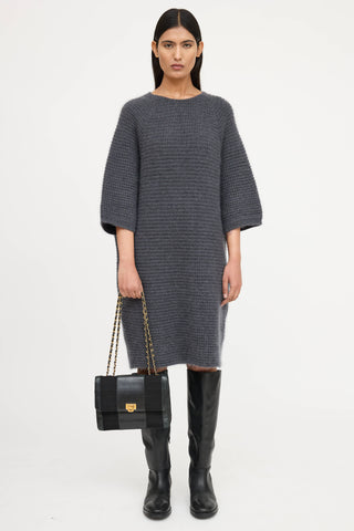 Chanel 1960's Leather Jersey Flap Bag