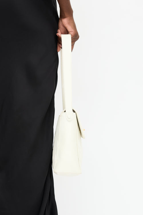 Chanel Vintage Leather CC Shoulder Bag