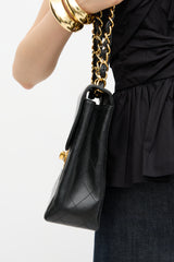 Chanel Vintage Leather Jumbo XL Classic Flap Bag