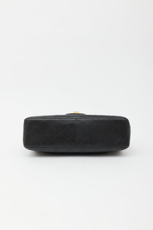 Chanel Vintage Matelassé Jumbo Classic Flap Bag