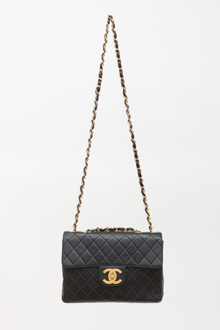 Chanel Vintage Matelassé Jumbo Classic Flap Bag