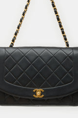 Chanel Vintage Quilted Leather Diana Bag