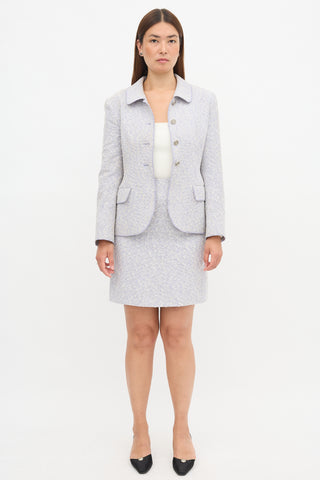 Chanel Vintage Tweed Skirt Suit