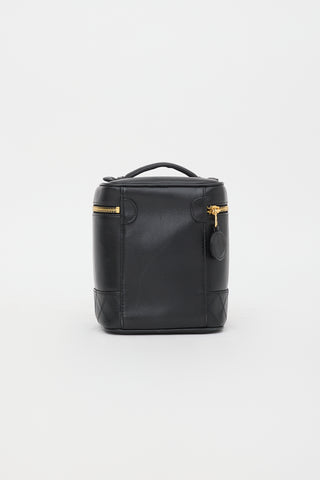 Chanel Vintage Leather Vanity Case Bag