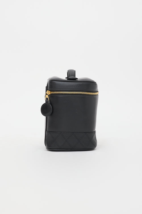 Chanel Vintage Leather Vanity Case Bag
