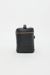 Chanel Vintage Leather Vanity Case Bag
