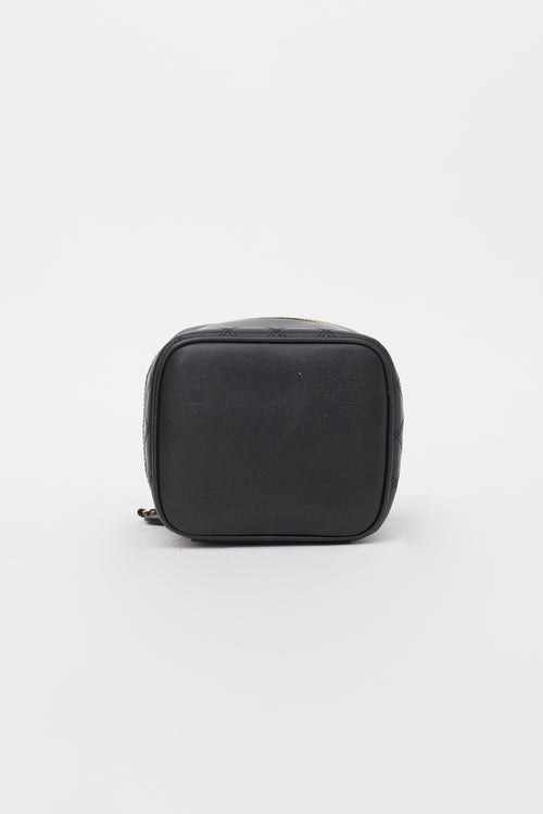 Chanel Vintage Leather Vanity Case Bag