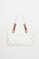 Chanel Vintage Perforated Caviar Bekko CC Bag
