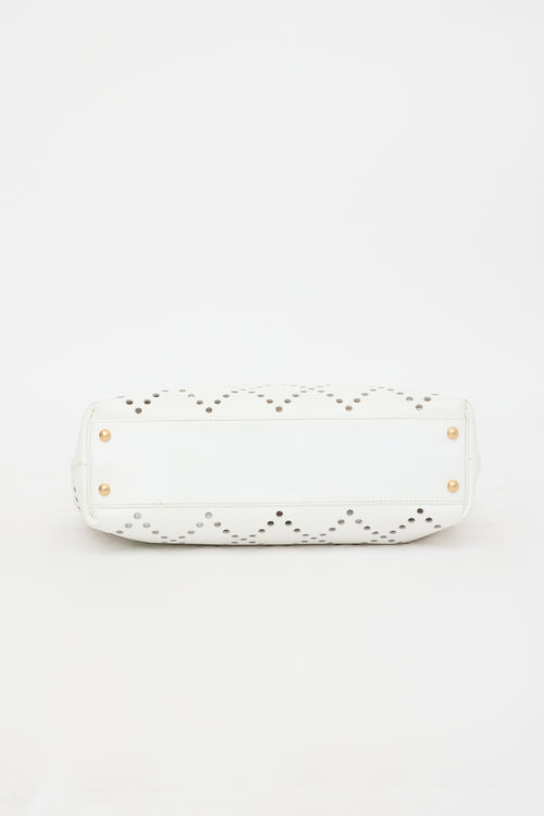 Chanel Vintage Perforated Caviar Bekko CC Bag