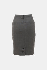 Chanel Vintage Wool Pencil Skirt