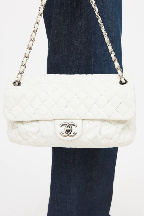 Chanel 2010 Leather Coco Pleats Bag