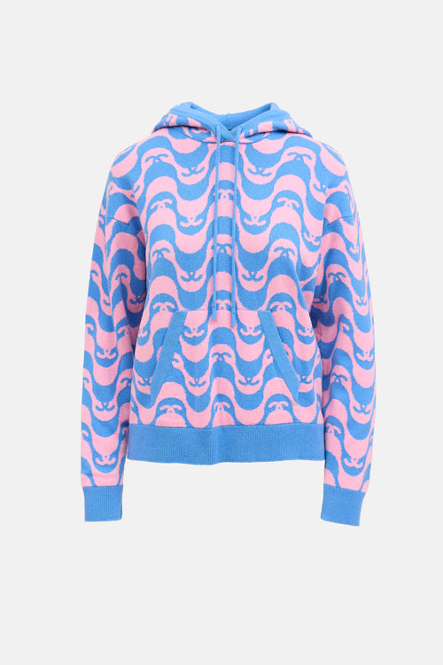 Chanel Spring 2021 Cashmere Knit Logo Hoodie