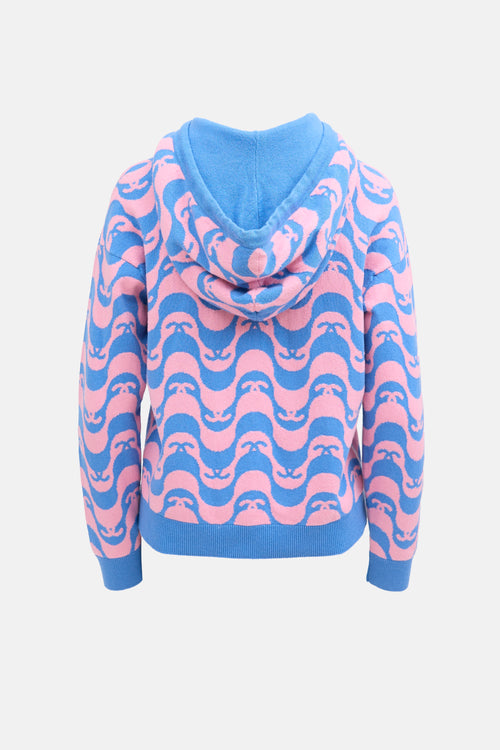 Chanel Spring 2021 Cashmere Knit Logo Hoodie