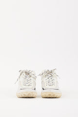 Chanel White CC Logo High Top Sneaker