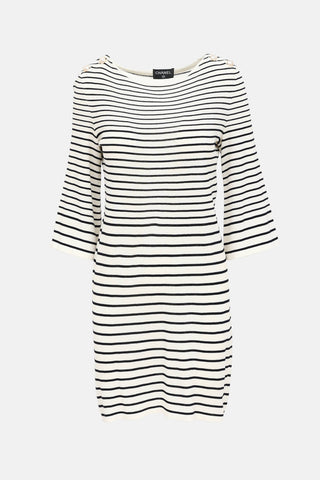 Chanel 2017 Striped Dress