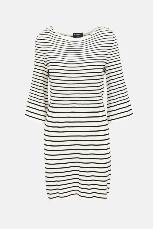 Chanel 2017 Striped Dress