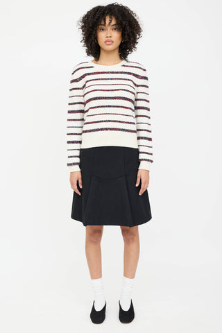 Chanel Spring 2020 Cashmere Knit Striped Sweater