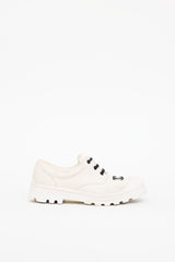 Chanel White CC Canvas Sneaker