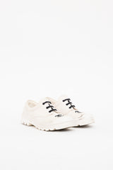 Chanel White CC Canvas Sneaker