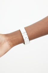 Chanel White Ceramic & Stainless Steel J12 Watch