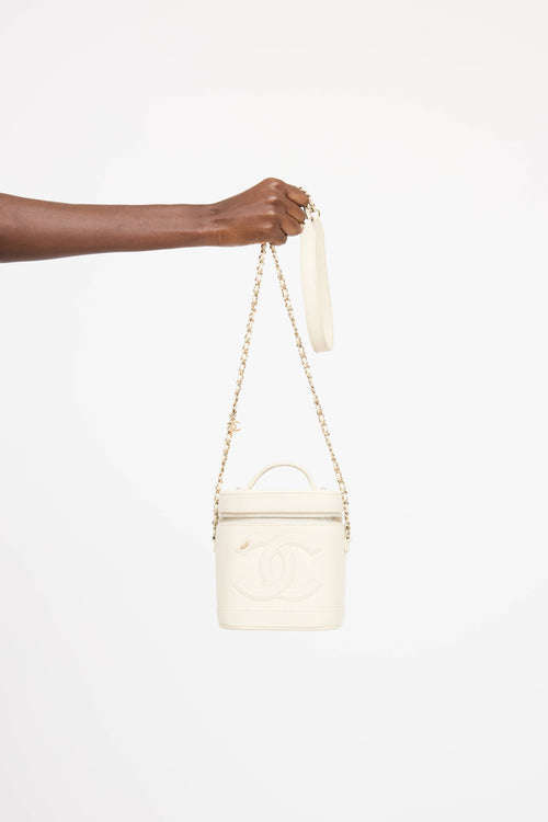 Chanel 2019 Leather CC Mania Vanity Case