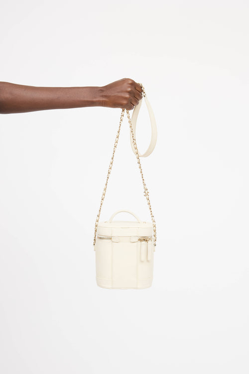 Chanel 2019 Leather CC Mania Vanity Case