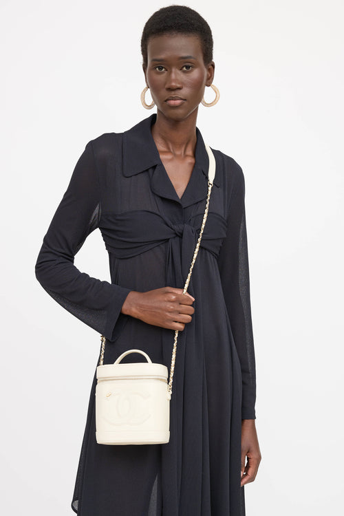 Chanel 2019 Leather CC Mania Vanity Case