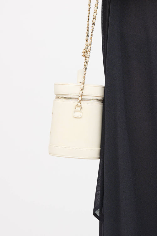 Chanel 2019 Leather CC Mania Vanity Case