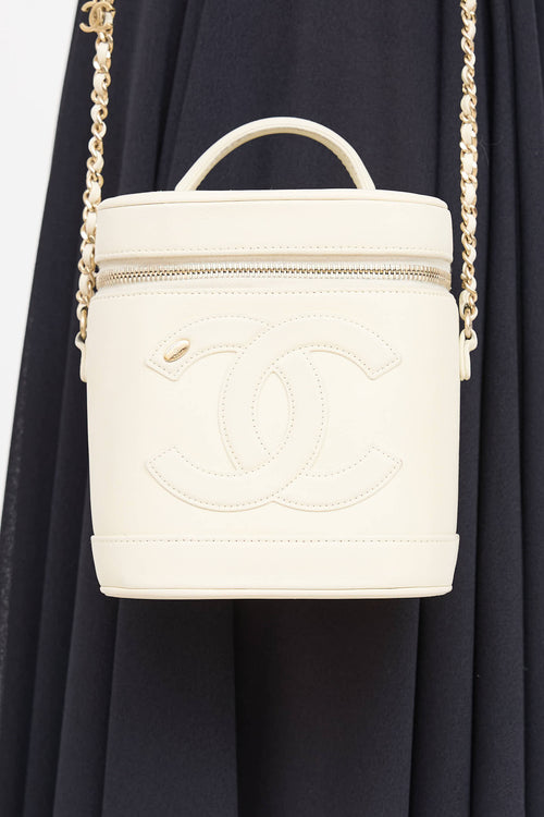 Chanel 2019 Leather CC Mania Vanity Case