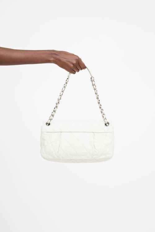 Chanel 2010 Leather Coco Pleats Bag