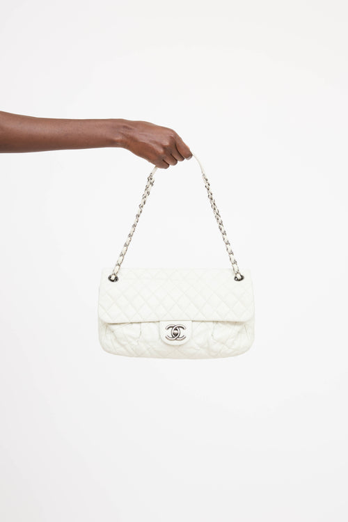 Chanel 2010 Leather Coco Pleats Bag