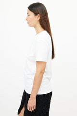 Chanel White Embellished Monte Carlo T-Shirt