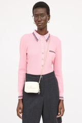Chanel Leather Quilted Mini Vanity Bag