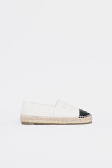 Chanel Leather CC Espadrille Flat