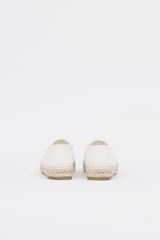 Chanel Leather CC Espadrille Flat