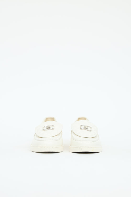 Chanel Quilted CC Turnlock Loafer