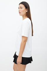Chanel White & Multi Sequin T-Shirt