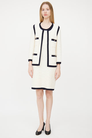 Chanel Cruise 2012 White & Navy Co-Ord Set