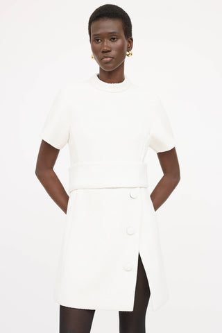 Proenza Schouler Boucle Belted Dress
