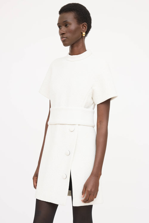 Proenza Schouler Boucle Belted Dress