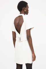 Proenza Schouler Boucle Belted Dress