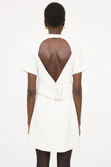 Proenza Schouler Boucle Belted Dress