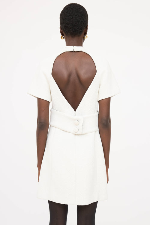 Proenza Schouler Boucle Belted Dress