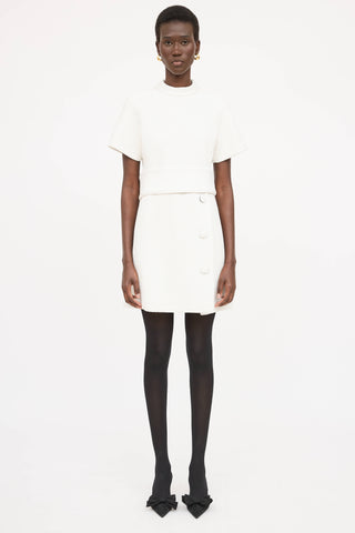 Proenza Schouler Boucle Belted Dress