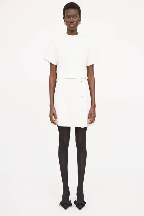 Proenza Schouler Boucle Belted Dress