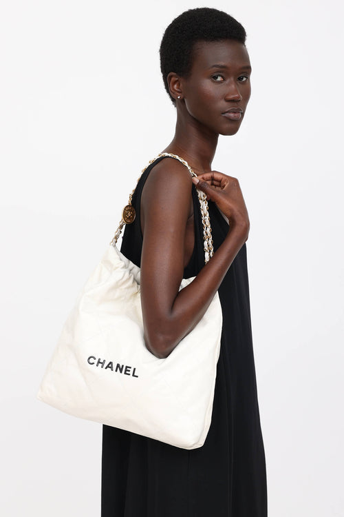 Shiny Leather Medium 22 Bag