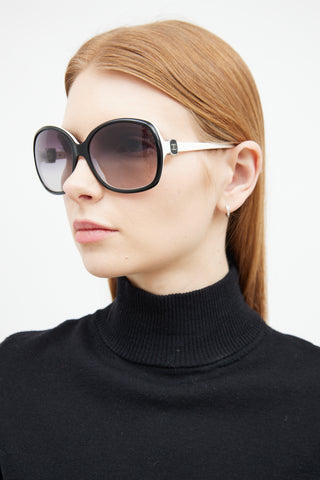 Chanel White c.900/3C Sunglasses