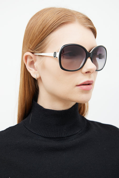 Chanel White c.900/3C Sunglasses