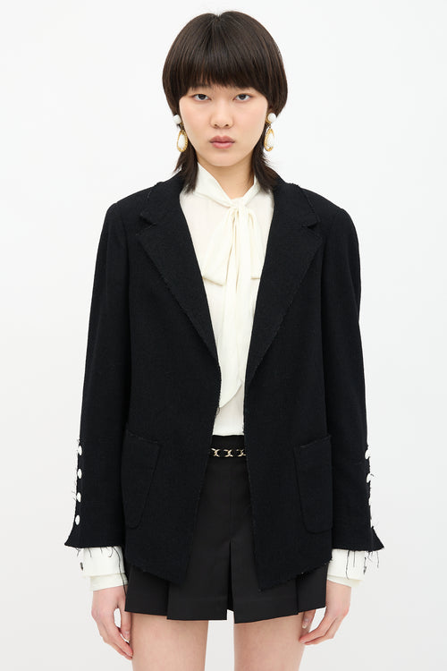 Chanel Wool Boucle Blazer