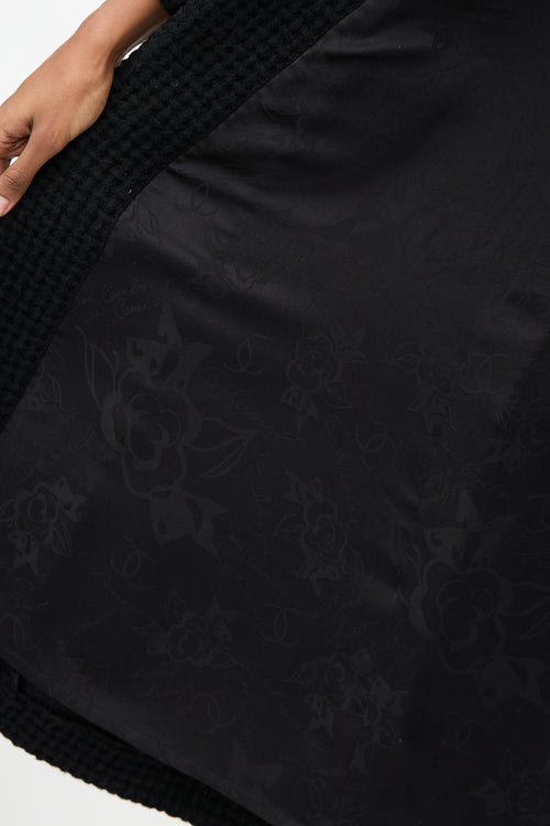 Chanel Wool Waffle Knit Coat